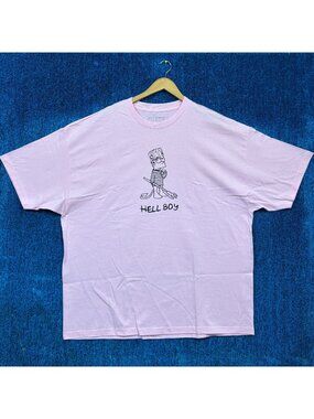 Superr Radical x Lil Peep Hell Boy Bart Simpson Rap Tee XXXL
